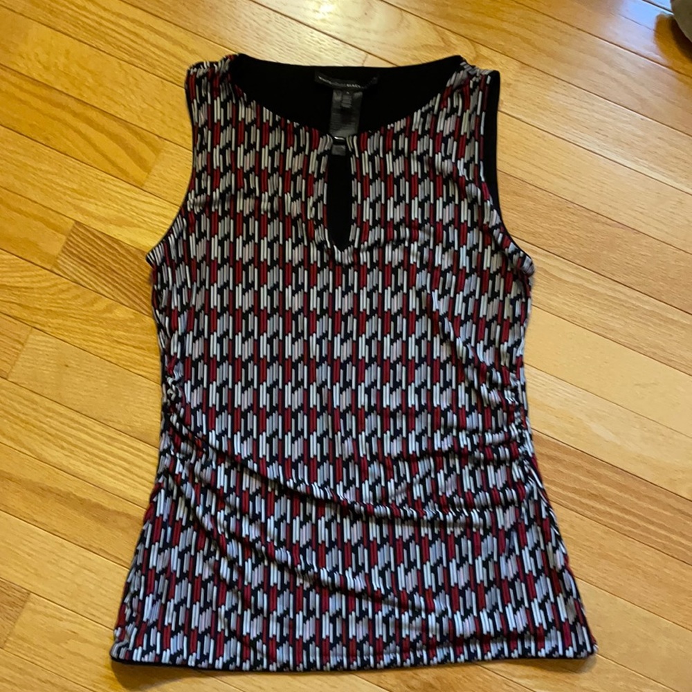 WHBM patterned top keyhole detail size S
